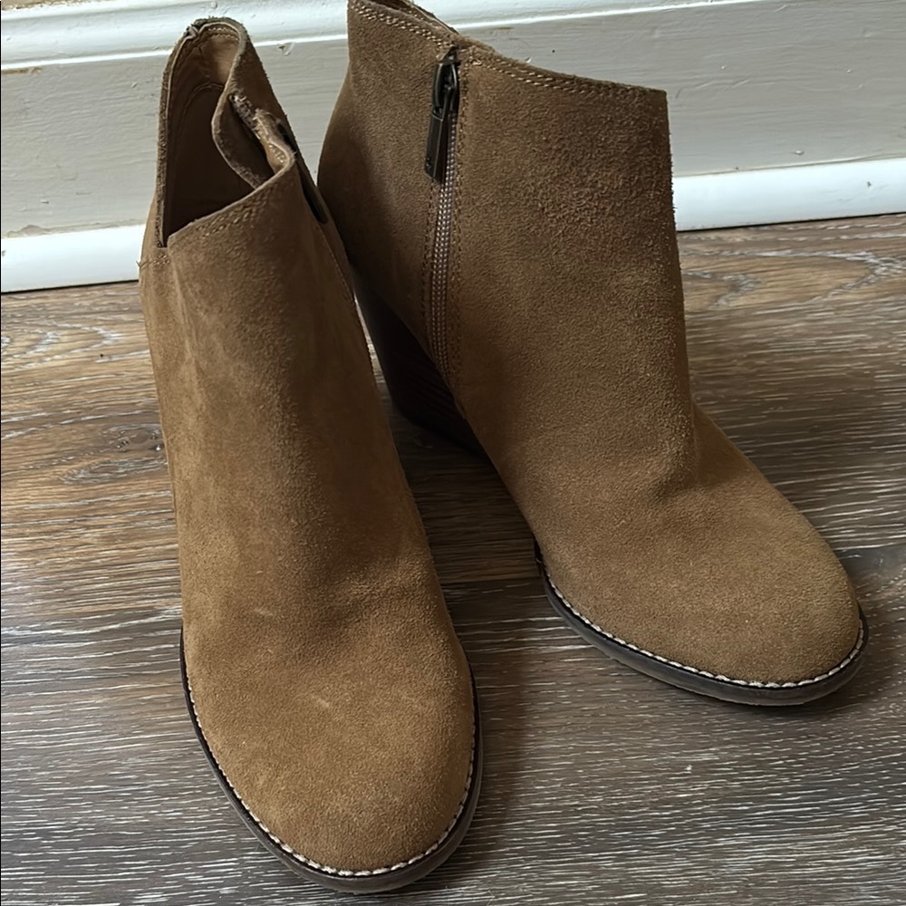 Lucky Brand Tan/camel Ankle Boots  7.5